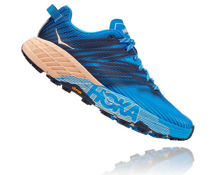 Hoka One One Trailsko Dame - Speedgoat 4 - Blå - 921703BFK